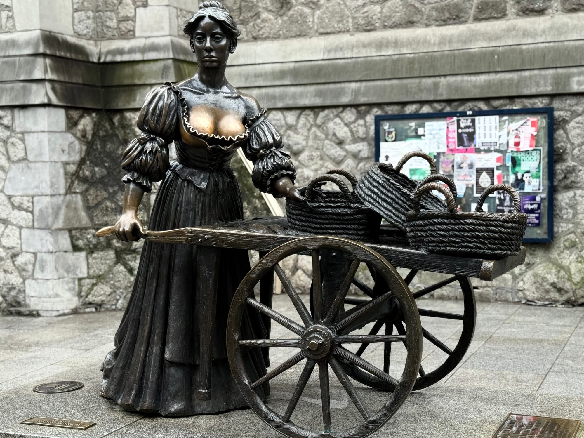 Molly Malone Statue. Dublin