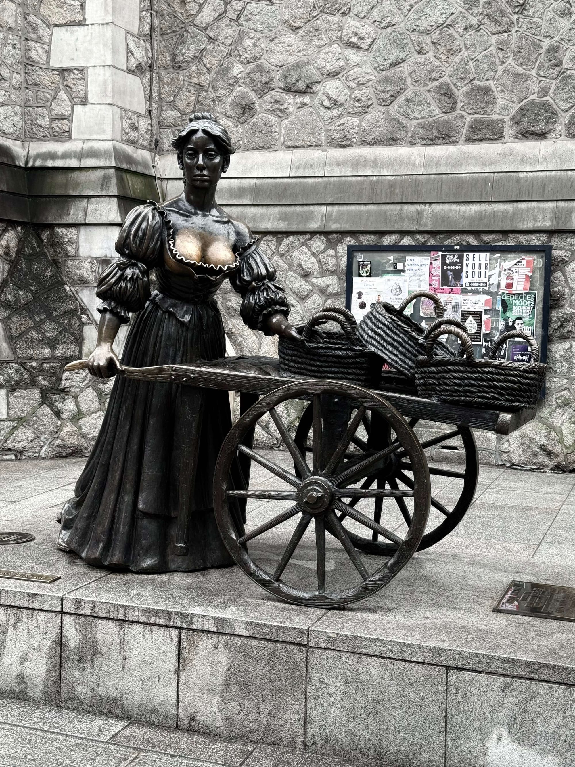 Molly Malone Statue Dublin 