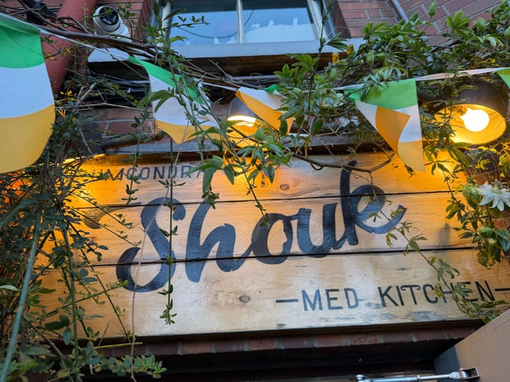 Shouk Restaurant Dublin: Hard to find but packed on a Sunday